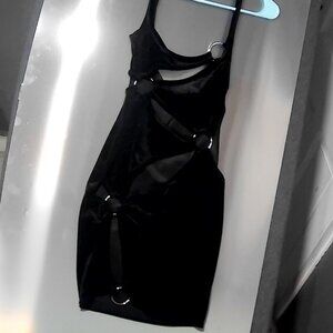 Sexy Black/Velvet Cocktail Dress